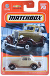 Matchbox 1934 Chevy Master Coupe, tan/Brown 34/100