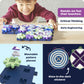 Learning Resources Glowing PatternGears - Building Set with Glow in the Dark Stickers, Toddlers Hands-On Toy, STEM Construction & Engineering, Fine