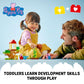 LEGO DUPLO Peppa Pig Garden and Tree House Toddler Toy, Building Block Learning Set for Preschool Kids with 2 Figures Included, Peppa Pig Toy Gift