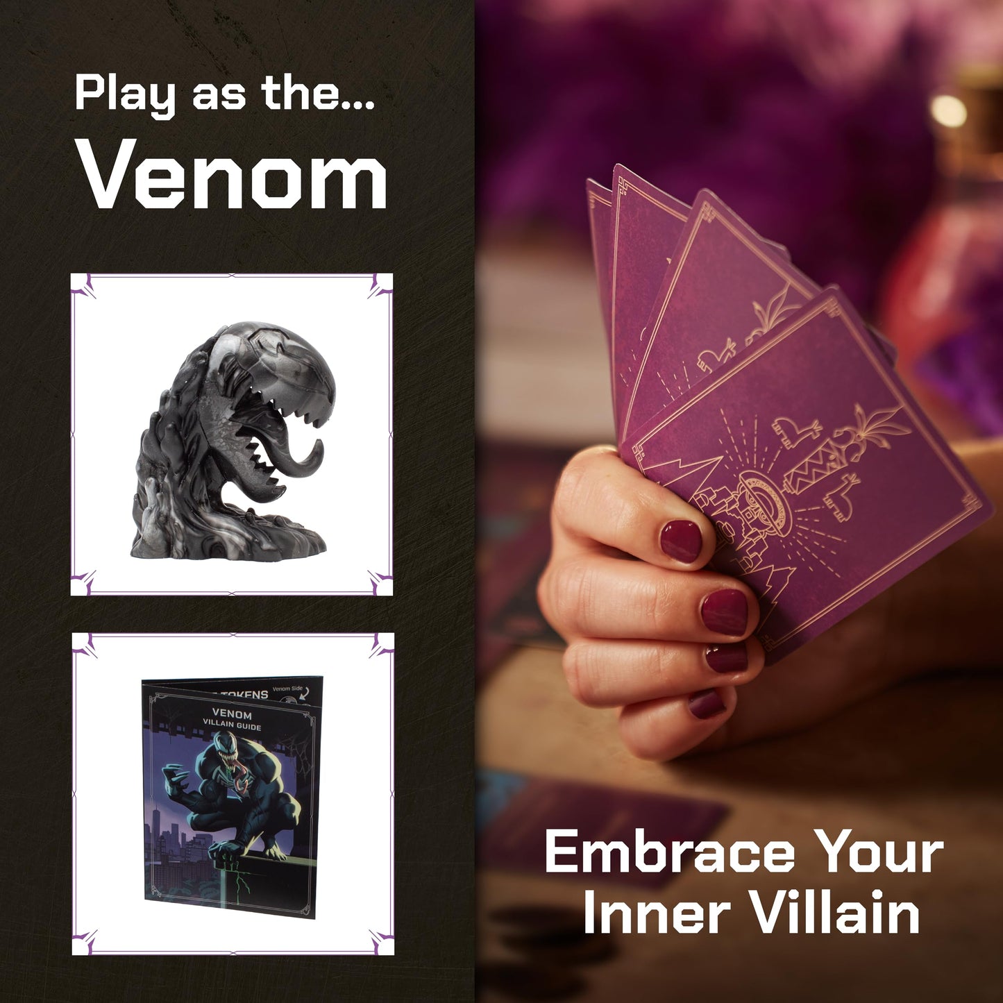 Ravensburger Marvel Villainous - We are Venom - Single Character Strategy Board Game Expansion - Play as Venom, The Iconic Symbiote and Defeat