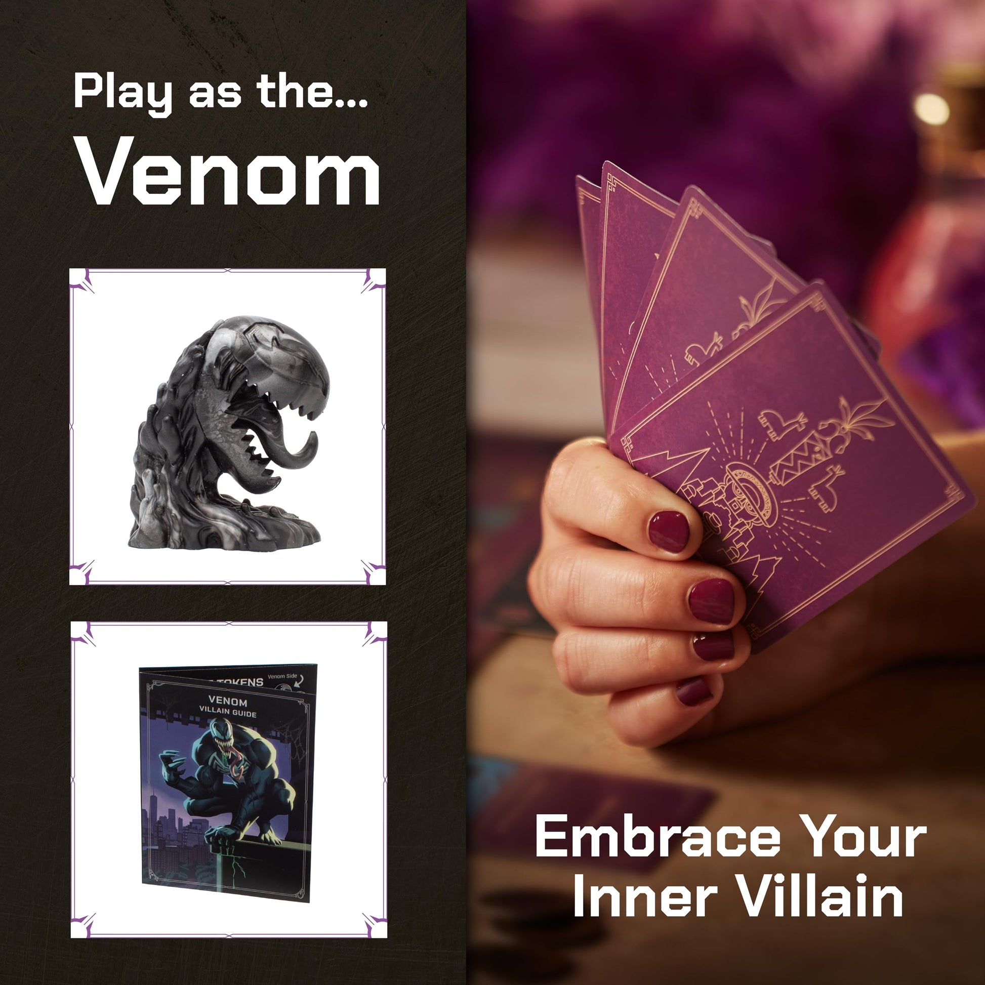 Ravensburger Marvel Villainous - We are Venom - Single Character Strategy Board Game Expansion - Play as Venom, The Iconic Symbiote and Defeat