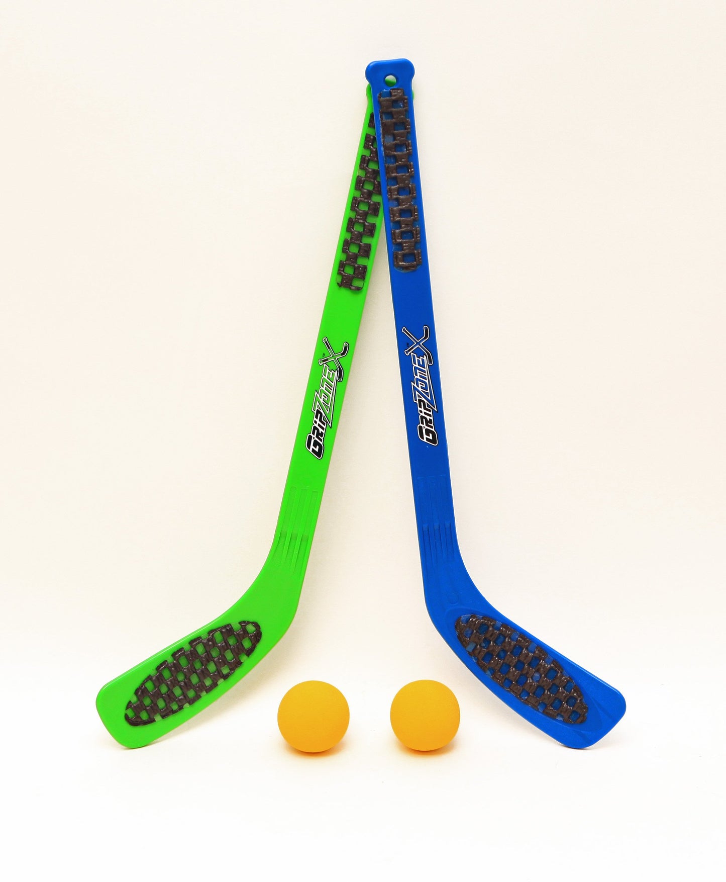 Grip Zone Mini 2-Pk Hockey Stick Set W/2-Foam Balls