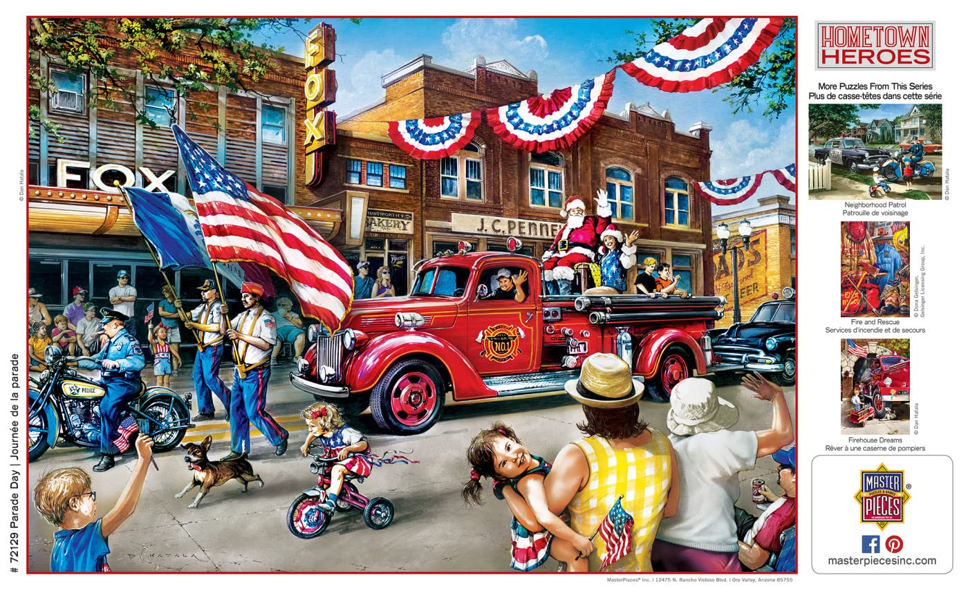 MasterPieces 1000 Piece Jigsaw Puzzle for Adults, Family, Or Youth - Parade Day - 19.25"x26.75"
