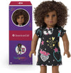 American Girl Truly Me 18-inch Doll #112 with Brown Eyes, Dark-Brown Hair, Deep Skin, Black T-shirt Dress, For Ages 6+