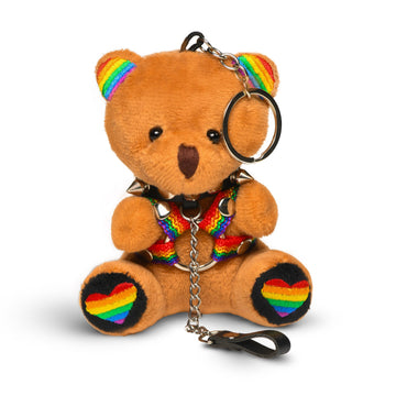 Master Series Pride Themed Plush Little Keychain Bear - Great Fun Novelty Gift Idea for Pride Month - 1 Piece