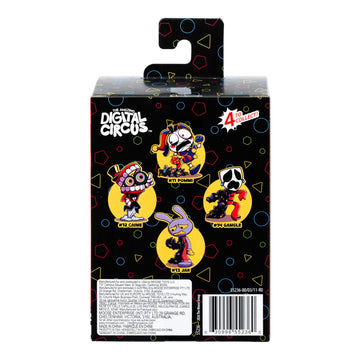 Amazing Digital Circus Caine, Abstracted Collection, Quality 4"/10.1 cm Boxed Collectible Vinyl Figure with Collector Card, 4 to Collect: Pomni