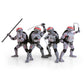 Teenage Mutant Ninja Turtles BST AXN Battle Damaged 5-inch Action Figure 4-Pack in Pizza Box Packaging