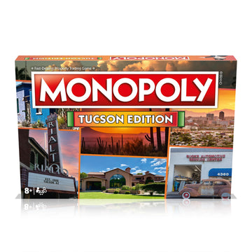 Monopoly Board Game Tucson Edition: 2-6 Players Family Board Games for Kids and Adults, Board Games for Kids 8 and up, for Kids and Adults, Ideal
