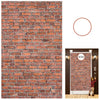 Brick Wall Backdrop,78.7"x 49.2" Inch Door Curtain, Wizard Birthday Party Supplies, Halloween Christmas Themed Party Decorations,Wall Backdrop