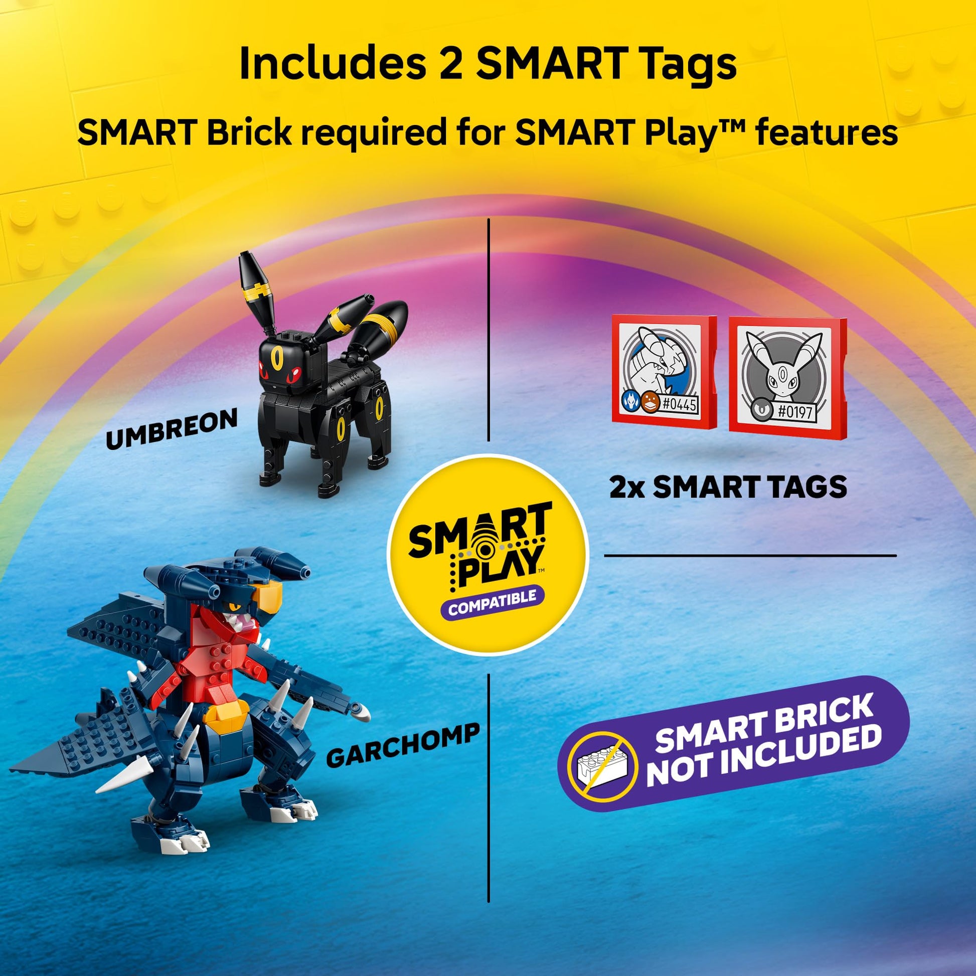 LEGO Pokémon SMART Play: Umbreon vs. Garchomp Championship Battle 72165