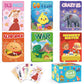 Kids Card Games, Go Fish,Old Maid,Crazy 8s,Memory Match,Slap Jack,War, Cards Game for Kids 4-8, Fun Game for Family Game Night Party Table Games