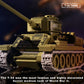 WW2 Army Tank Toys Building Sets Compatible with Lego, Create a Soviet T-34 & German Panzer 38(t) Tank, Great Military Model Toy Gift for Boys, Kids