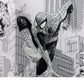 Marvel Statue Figure 1/10 Scale - Spider-Man #6 Black & White Gold Label