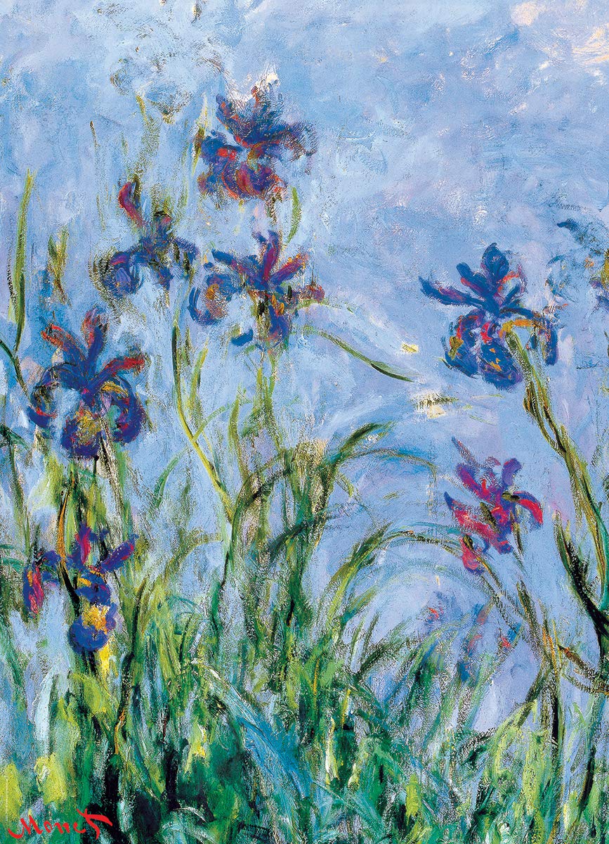Eurographics Irises by Claude Monet 1000-Piece Puzzle