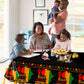 Ertyjikg 3 Pack Black History Month Tablecloths Plastic Disposable Rectangular Tablecloths for African American Heritage Festival Party Dining