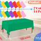 CUUSNNY 14 Packs Disposable Rectangle Plastic Tablecloths, 54x108 Inch