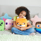 Mattel Minecraft Cuutopia Tamed Wolf Plush, 10-inch Soft Rounded Pillow Doll, Video Game-Inspired Collectible Toy