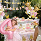 235pcs Princess Birthday Party Decorations, Princess Themed Pink Party Decor, Banner Party Plates Napkins Cups Tablecloths Balloons Cake Toppers