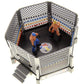 PowerTRC 32 Pcs Wrestling Toys for Kids, Wrestler Play Set with 2 Wrestle Rings Style, 12 Super Wrestlers, Many Realistic Accessories, Toy Figures