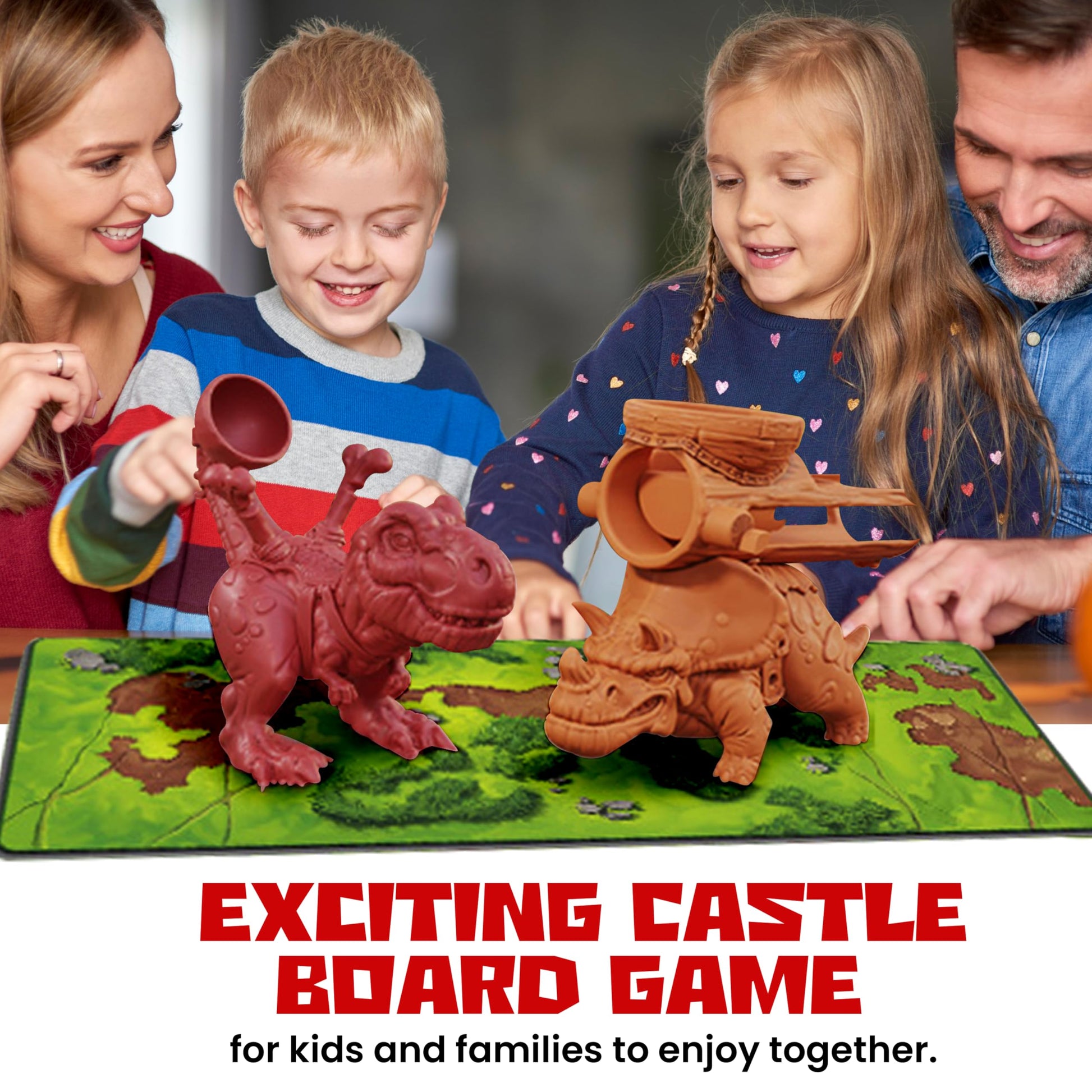 Catapult Feud - Base Game, Expansions, and Accessories (Dino Pack Expansion)