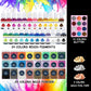 KISREL Epoxy Resin 2 Gallon - Clear Epoxy Resin Kit with 24 Pigments and 24 Colors of Mica Powders - No Yellowing No Bubble Casting Resina for Art