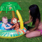 Poolmaster Learn-to-Swim Go Bananas Monkey Inflatable Kiddie Pool With Canopy