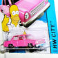 Hot Wheels 2015 HW City The Simpsons Family Car 56/250, Pink