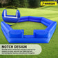 WARSUN 15FT Gaga Ball Pit Inflatable with Powerful Blower, Portable Gagaball Court for Indoor Outdoor Family Activities Inflatable Sport Games (Blue)