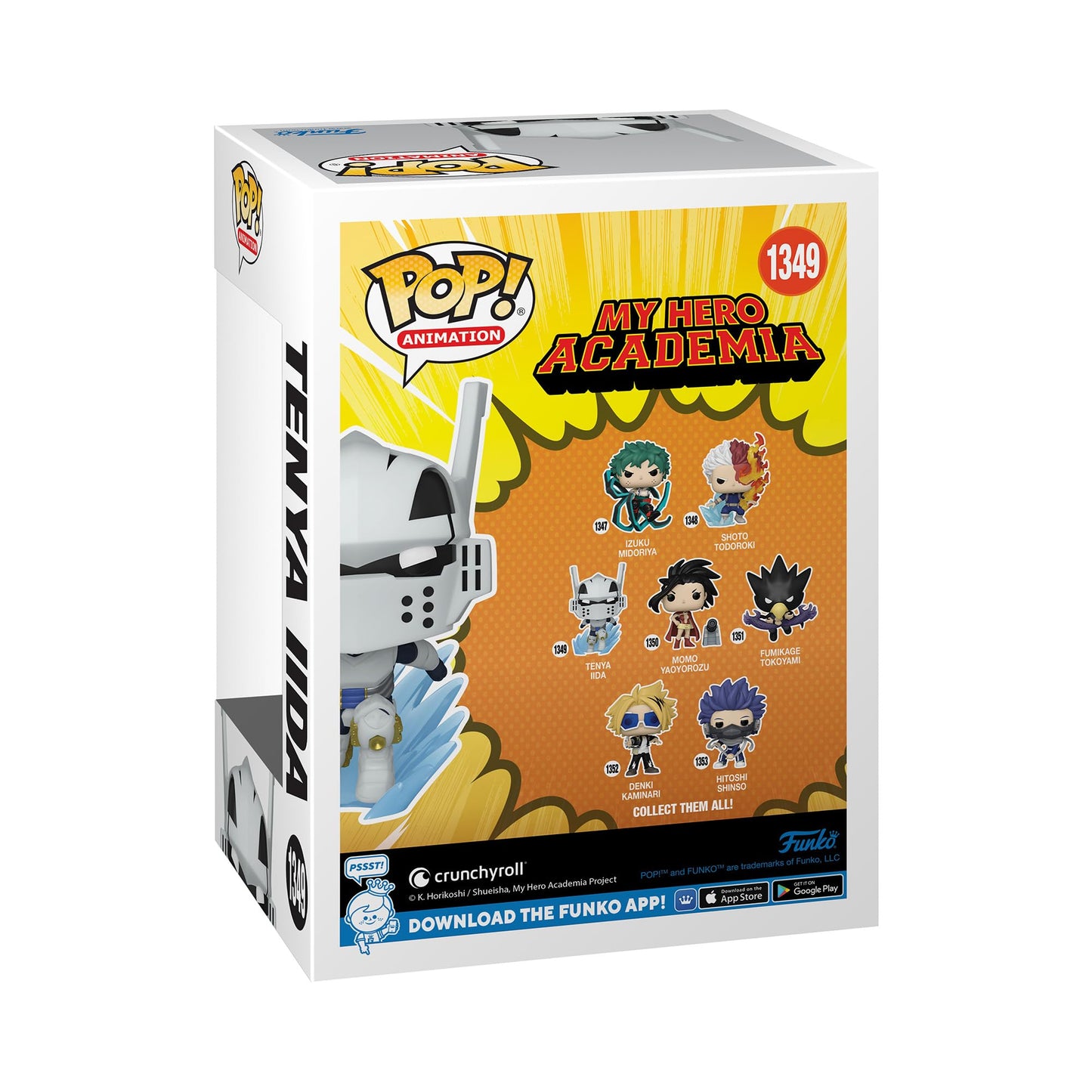 Funko POP! Animation: MHA - Tenya Iida - Ingenium - (Recipro Burst) - My Hero Academia - Collectable Vinyl Figure - Gift Idea - Official Merchandise