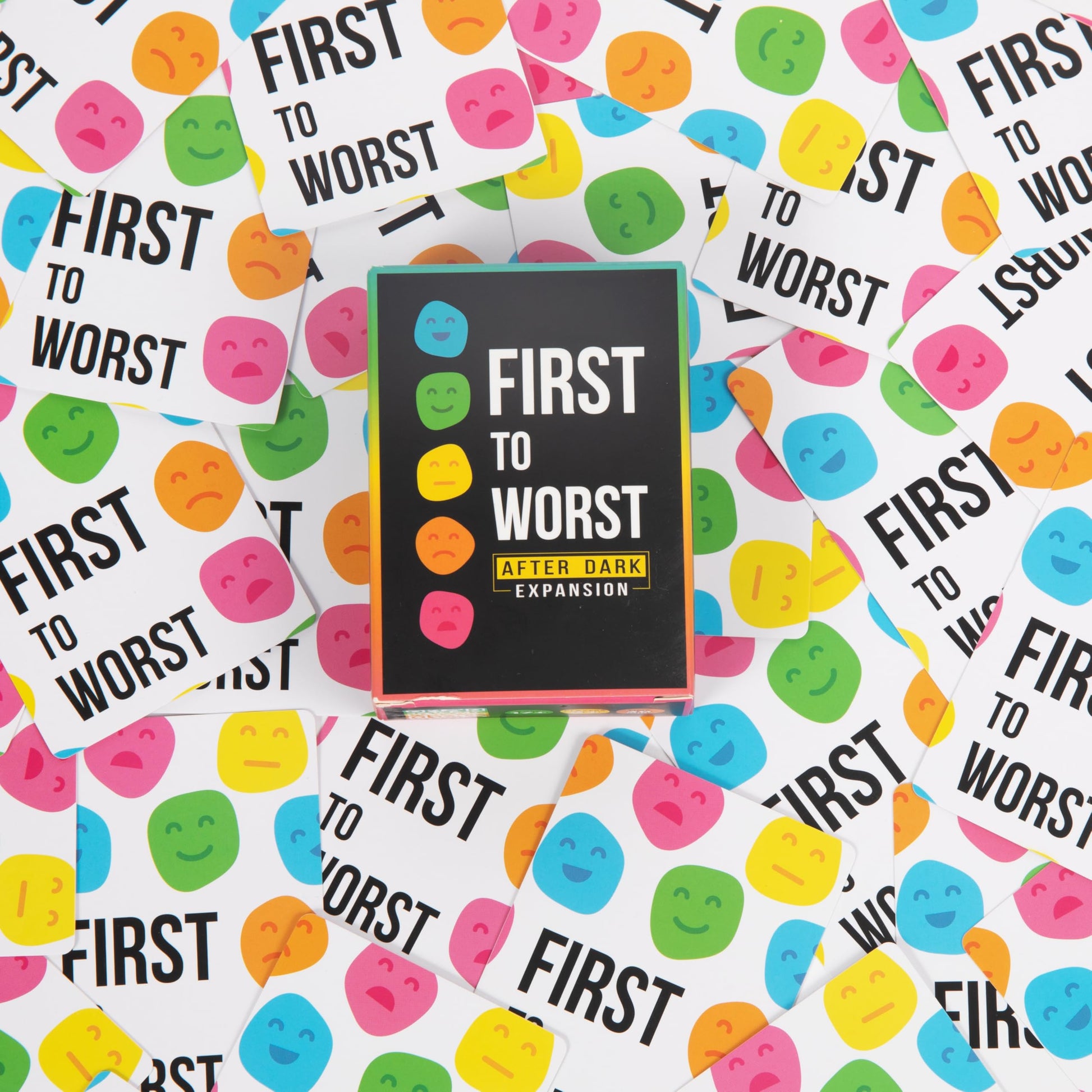 FIRST TO WORST Party Game + After Dark Set - Adult Card Game About How Your Friends and Family Rank Things | Funny Ranking & Guessing Board Game