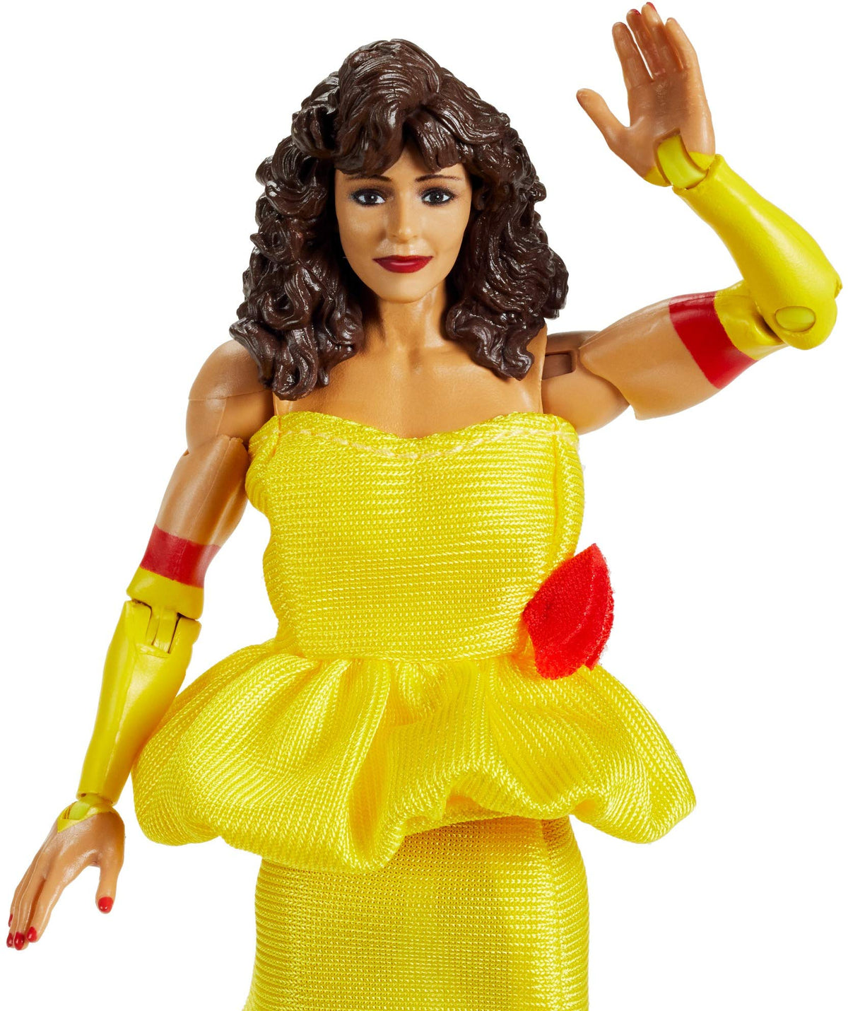 WWE Mattel Miss Elizabeth Elite Collection Deluxe Action Figure with Realistic Facial Detailing, Iconic Ring Gear & Accessories, Multi (GKY10)
