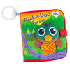 Lamaze Peek-A-Boo Forest Soft Baby Book - Clip-On Cloth Book - Washable Crinkling Fabric Pages for Sensory Play - Teething and Learning Toys