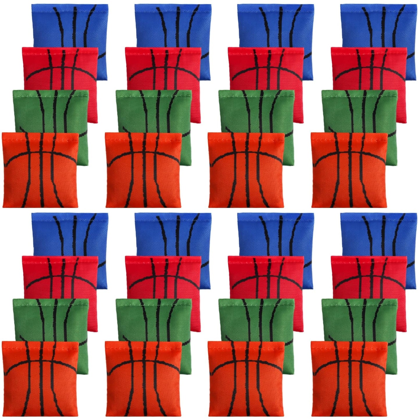 Dyrfolm 32 Pack Mini Bean Bags Colorful Cornhole Bean Bags,2.36 X 2.36 Inch