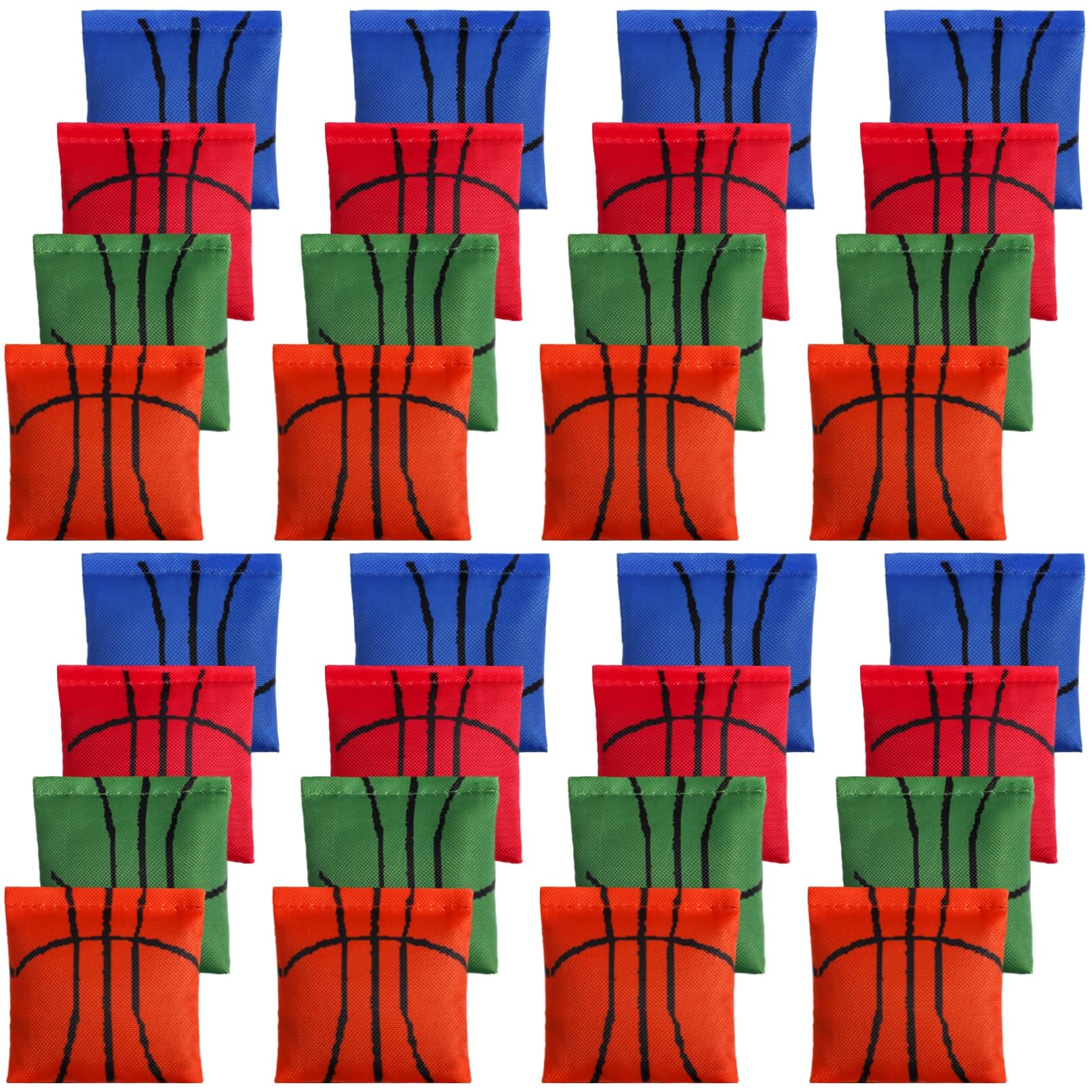 Dyrfolm 32 Pack Mini Bean Bags Colorful Cornhole Bean Bags,2.36 X 2.36 Inch