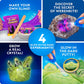 NATIONAL GEOGRAPHIC Mega Science Kit - Glow in The Dark Lab with Crystal Growing Kit, Slime Making, Glowing Putty, and More Science Experiments, Slime