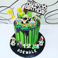 19 PCS Soccer Cake Topper Decorations - Soccer Ball Player Theme Cake Toppers For Football Party Men Boy Kid Birthday Party Supplies
