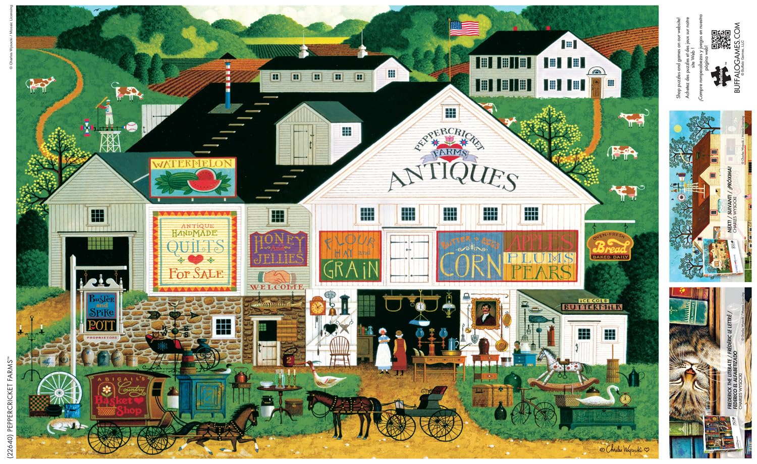 Buffalo Games - Charles Wysocki - Peppercricket - 300 Large Piece Puzzle
