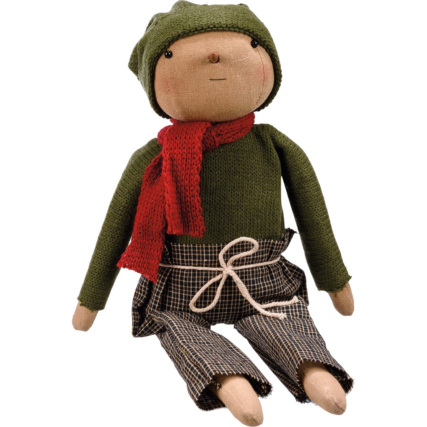 Primitives By Kathy 113317 Frank Doll, 17 Inch, Multicolor