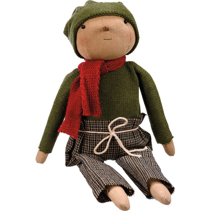 Primitives By Kathy 113317 Frank Doll, 17 Inch, Multicolor