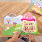 Melissa & Doug Puffy Sticker Activity Books Set of 3 - Princess, Mermaid & Fairy, with 207 Reusable Puffy Stickers and Fold-Out Scenes, Mess Free Play