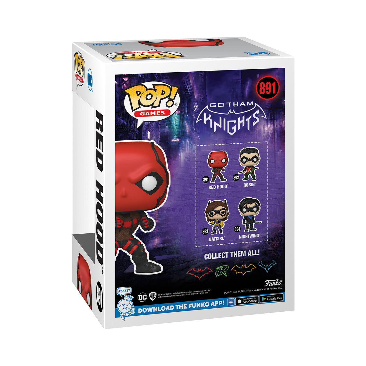 Funko POP! Games: Gotham Knights - Red Hood - Batman - Collectable Vinyl Figure - Gift Idea - Official Merchandise - for Kids & Adults - Video Games