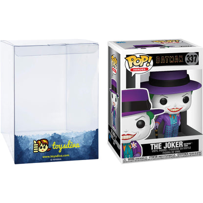 The J o k e r [Batm an 1989]: Fun ko P o p ! Heroes Vinyl Figurine Bundle with 1 Compatible 'ToysDiva' Graphic Protector (337-47709 - B)
