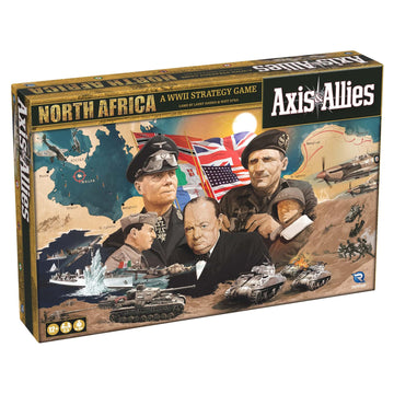Renegade Game Studios Axis & Allies North Africa WWII Strategy Board Game with 250+ Miniatures - 2-4 Players
