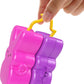 Polly Pocket x Peeps, 6 Micro Dolls & 2 Playsets with 6 Themed Accessories & Clip Keychains, Travel Toy, Partnership Compact