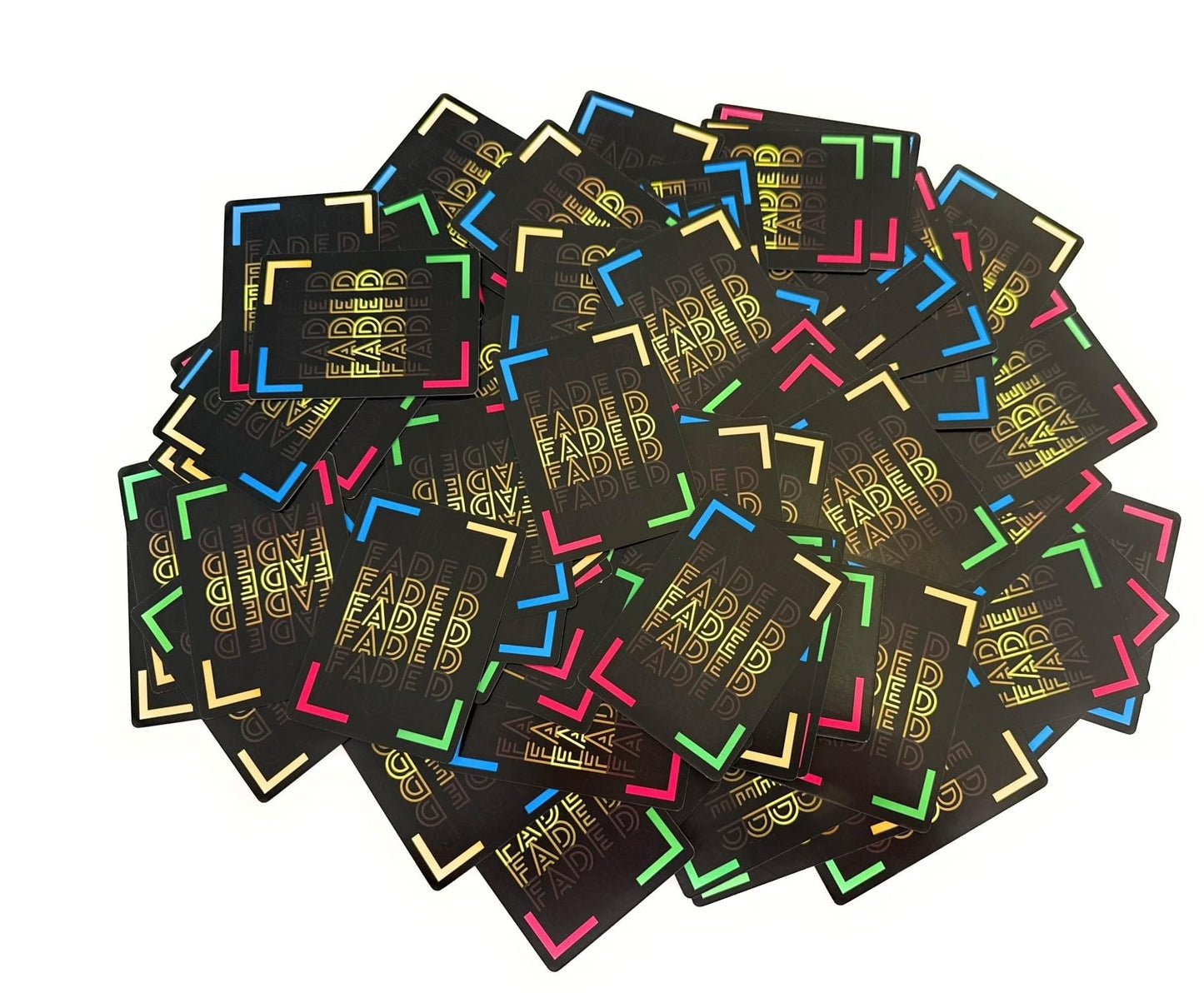 Faded - Drinking Game - Card Game for Parties and Game Nights - 21st Birthday - College - Tailgate - and More!