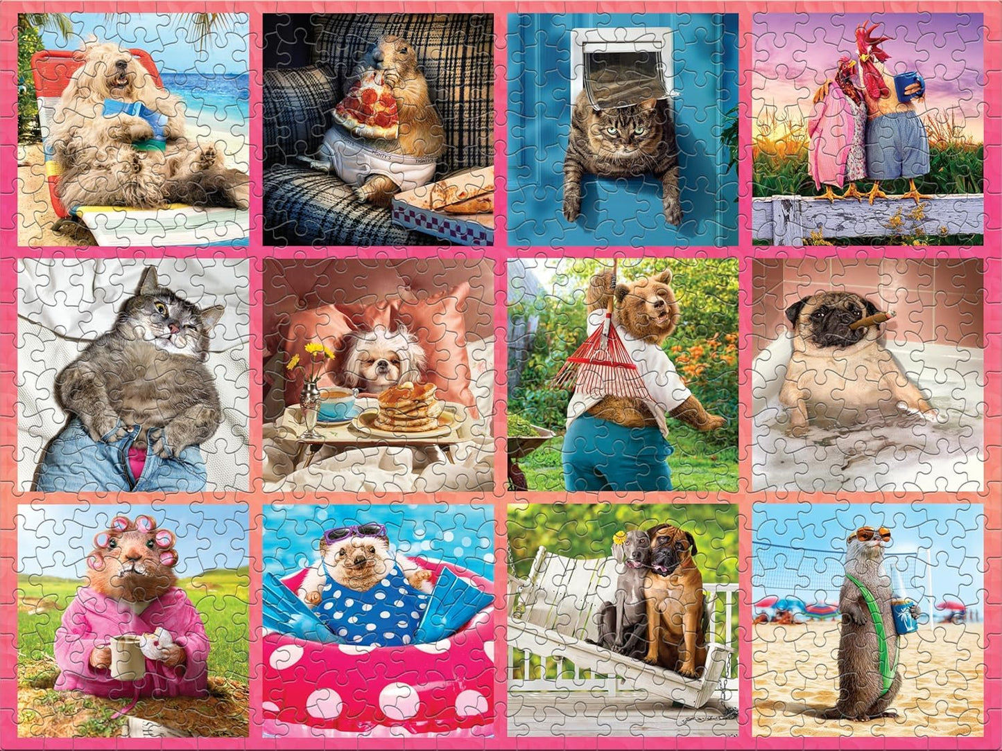 Ceaco - Hilarious Animals - 500 Piece Jigsaw Puzzle for Adults