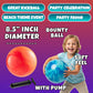 8.5-Inch Playground Balls for Kids (2-Pack) with Hand Pump, Marbleized