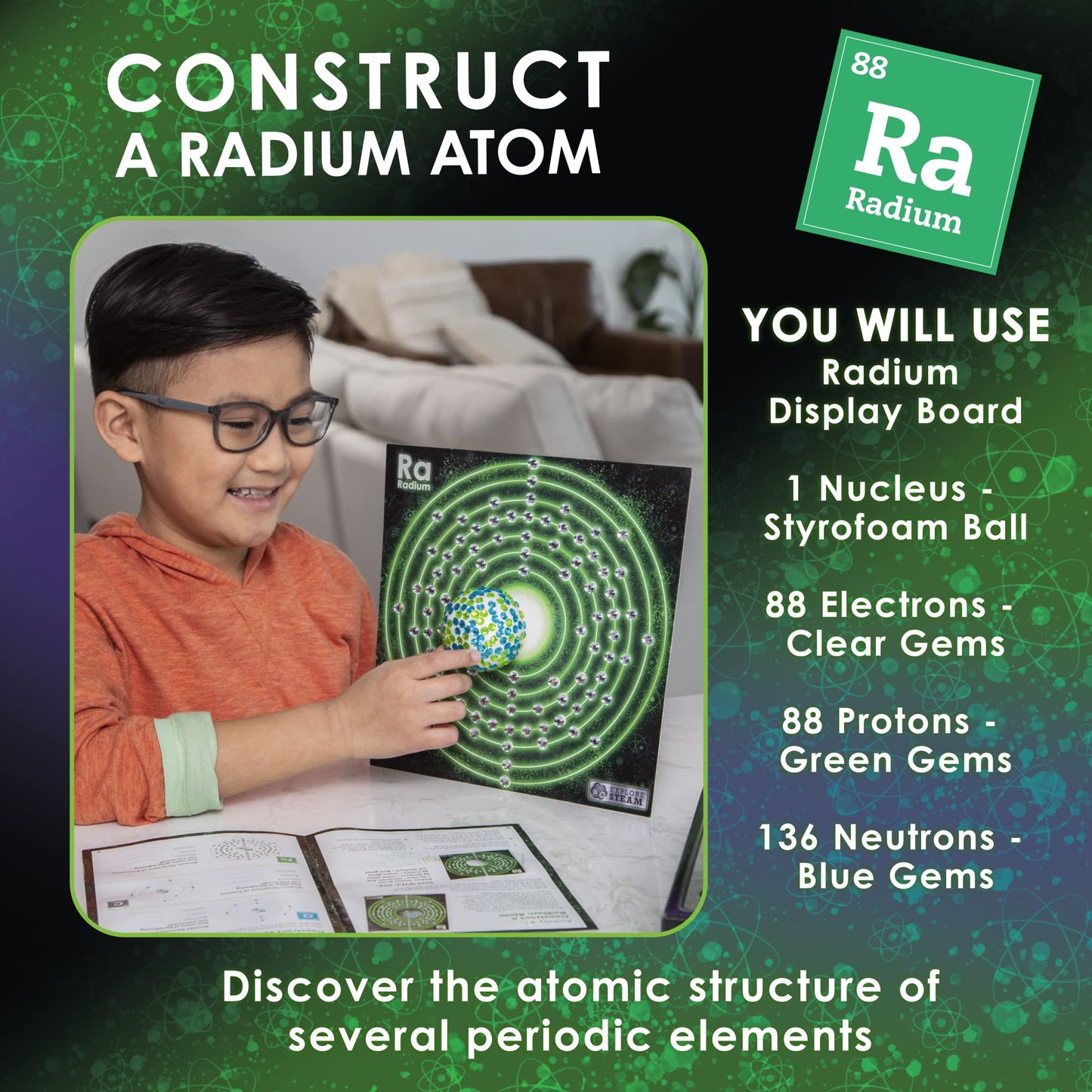 MindWare Explore S.T.E.M. with Marie Curie Science Kit - STEM Projects for Kids Ages 8 & Up
