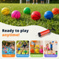 DAOLONG 6 Pack Multicolor Inflatable Mini Basketball, 6 Inch Replacement Small Basketball with Pump, Indoor Outdoor Mini Hoop Balls for Kids Toddlers