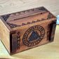 Winshare Puzzles and Games Enigma Viking Secret Puzzle Box Money & Gift Card holder in a Wood IQ lock